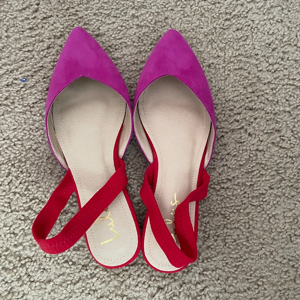 Lulu’s two tone pointed flats